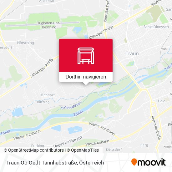 Traun Oö Oedt Tannhubstraße Karte