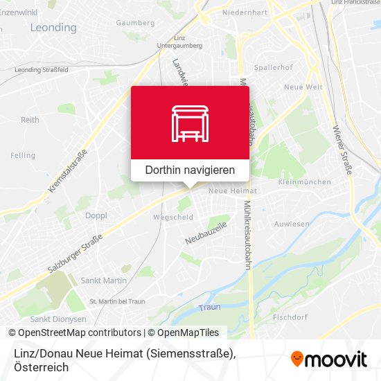 Linz / Donau Neue Heimat (Siemensstraße) Karte