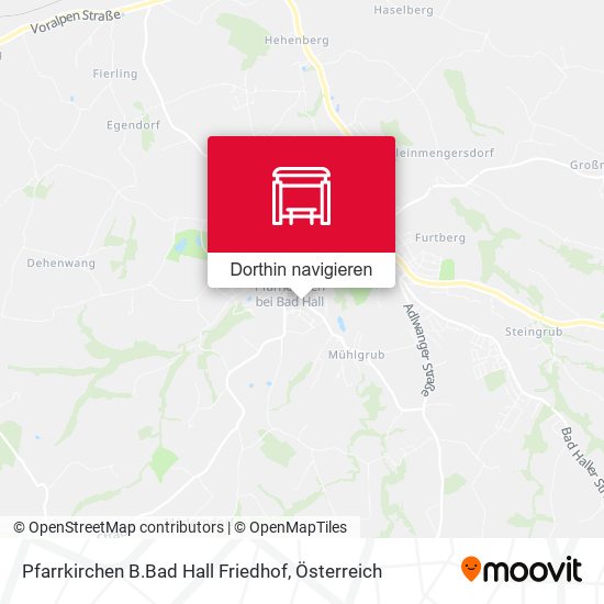 Pfarrkirchen B.Bad Hall Friedhof Karte