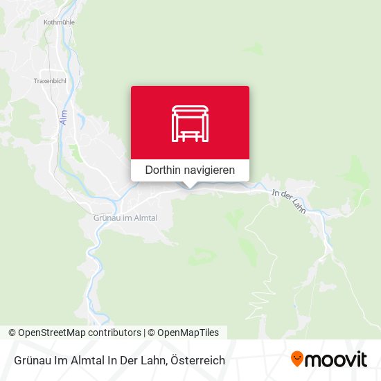 Grünau Im Almtal In Der Lahn Karte