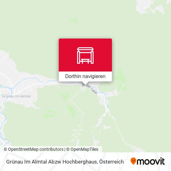 Grünau Im Almtal Abzw Hochberghaus Karte