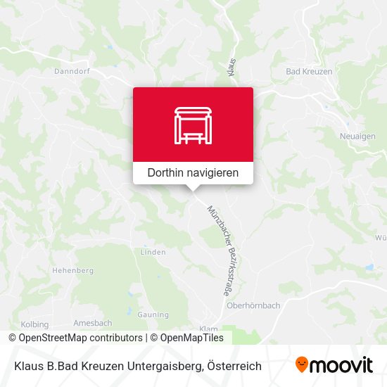 Klaus B.Bad Kreuzen Untergaisberg Karte