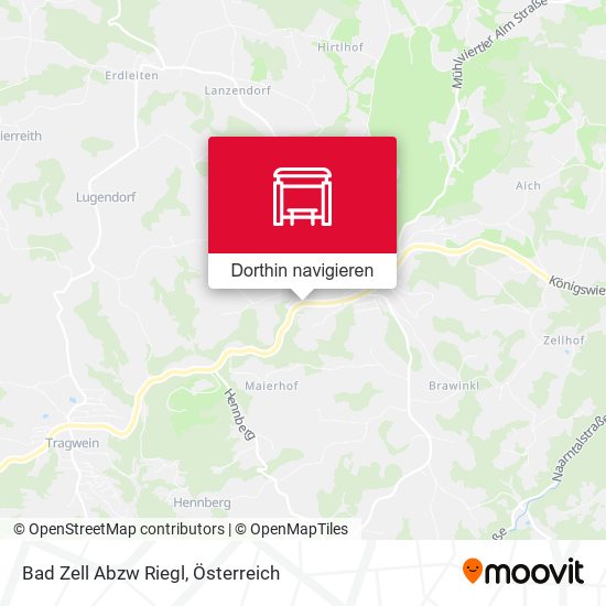 Bad Zell Abzw Riegl Karte