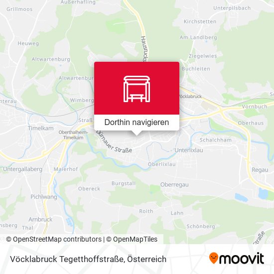Vöcklabruck Tegetthoffstraße Karte