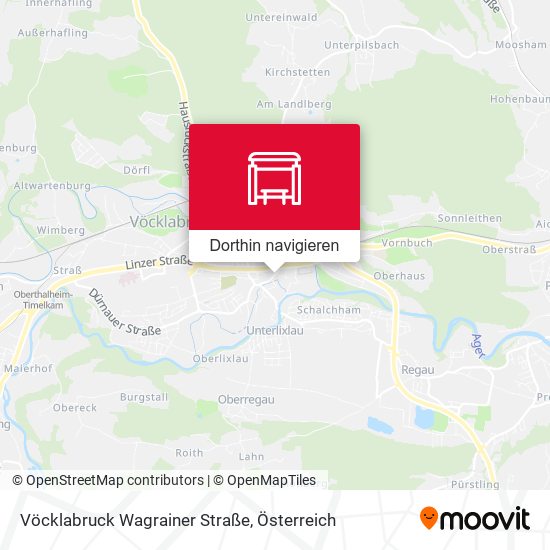 Vöcklabruck Wagrainer Straße Karte