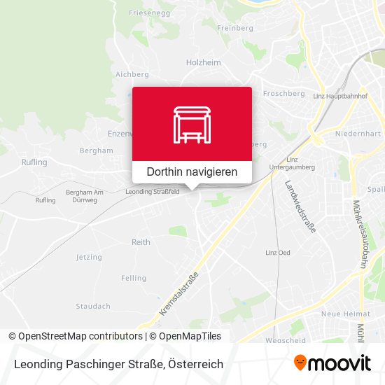 Leonding Paschinger Straße Karte