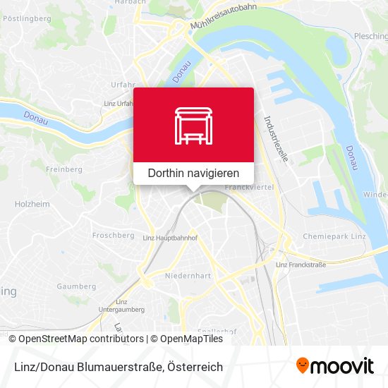Linz/Donau Blumauerstraße Karte