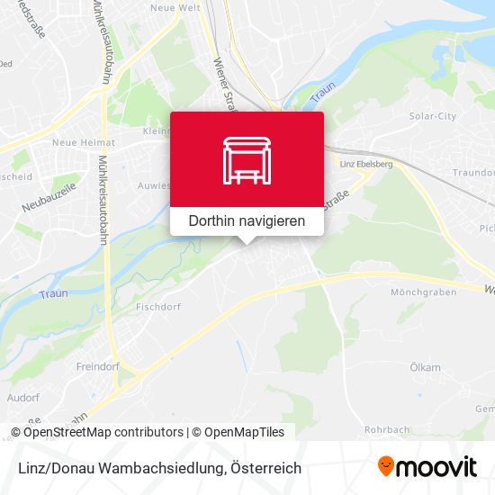 Linz/Donau Wambachsiedlung Karte