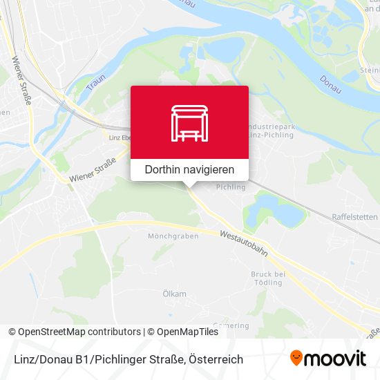 Linz / Donau B1 / Pichlinger Straße Karte