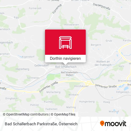 Bad Schallerbach Parkstraße Karte