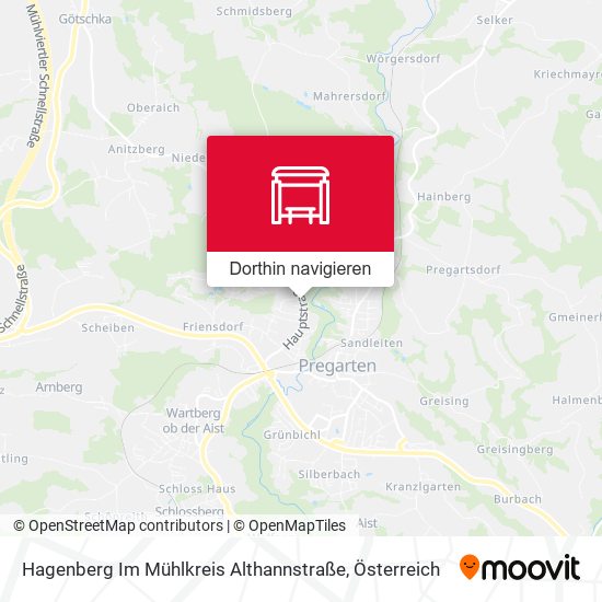 Hagenberg Im Mühlkreis Althannstraße Karte