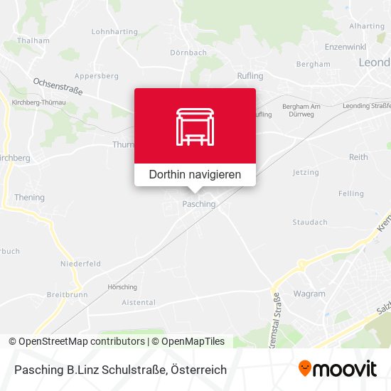 Pasching B.Linz Schulstraße Karte
