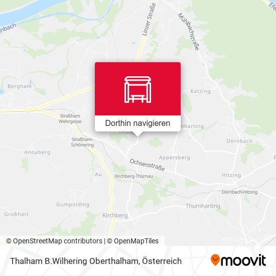 Thalham B.Wilhering Oberthalham Karte