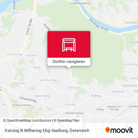Katzing B.Wilhering Ebg-Siedlung Karte