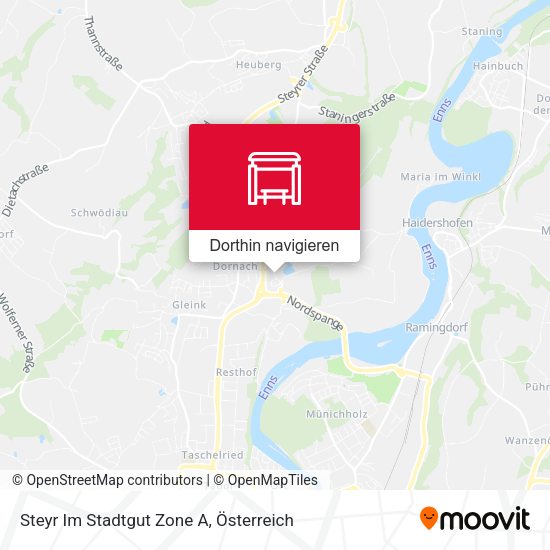 Steyr Im Stadtgut Zone A Karte