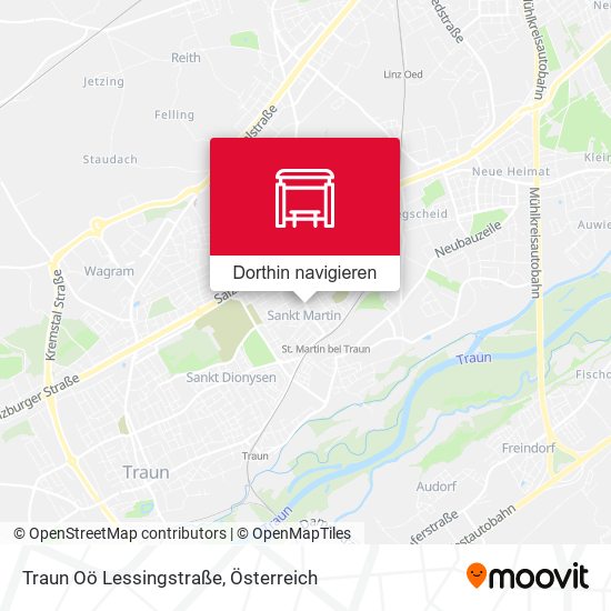 Traun Oö Lessingstraße Karte