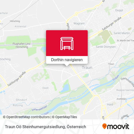 Traun Oö Steinhumergutsiedlung Karte