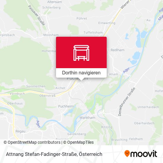 Attnang Stefan-Fadinger-Straße Karte