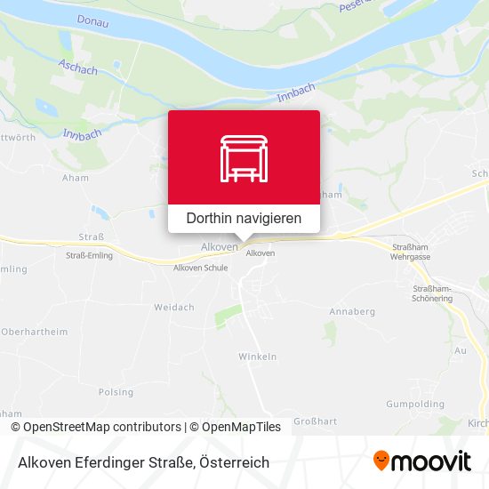 Alkoven Eferdinger Straße Karte