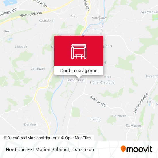 Nöstlbach-St.Marien Bahnhst Karte