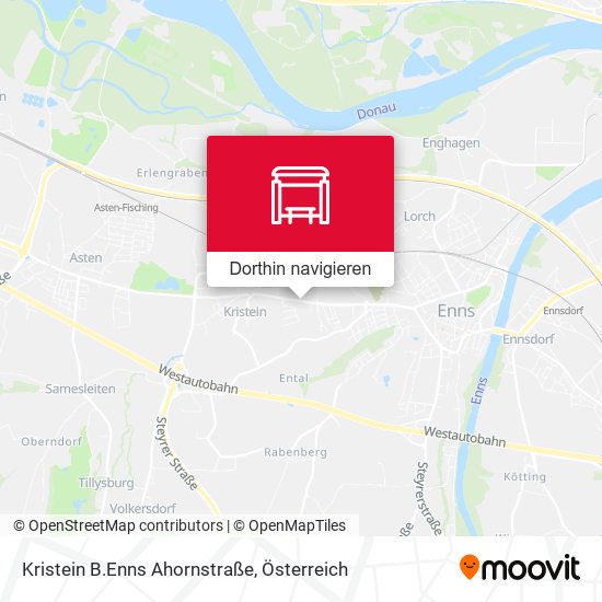 Kristein B.Enns Ahornstraße Karte