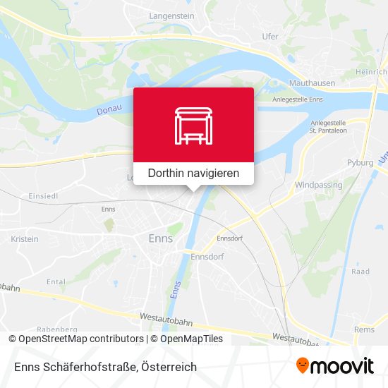 Enns Schäferhofstraße Karte