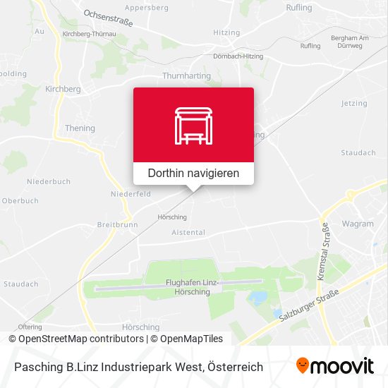 Pasching B.Linz Industriepark West Karte