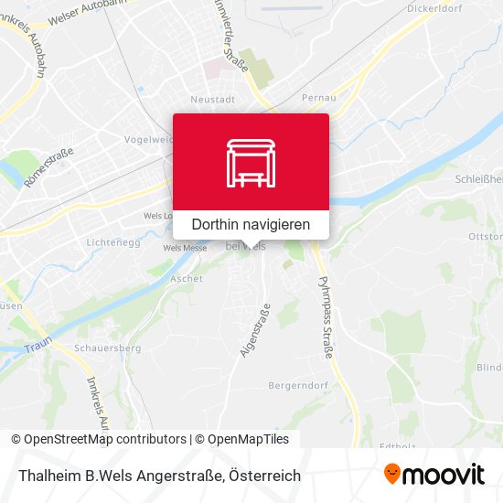 Thalheim B.Wels Angerstraße Karte