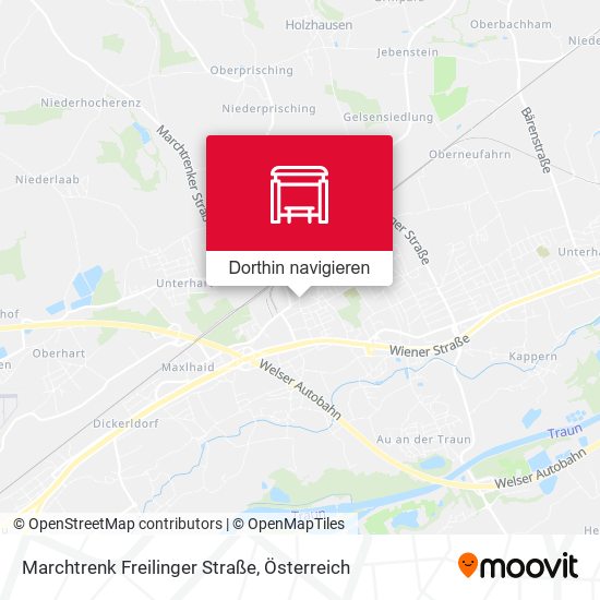 Marchtrenk Freilinger Straße Karte