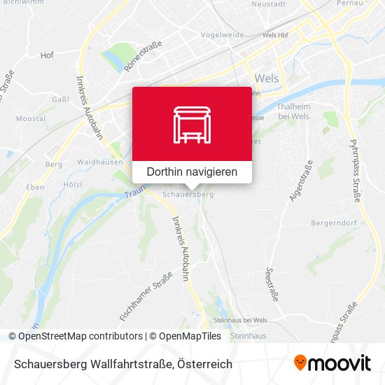 Schauersberg Wallfahrtstraße Karte