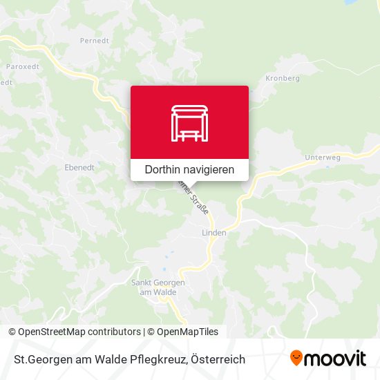 St.Georgen am Walde Pflegkreuz Karte