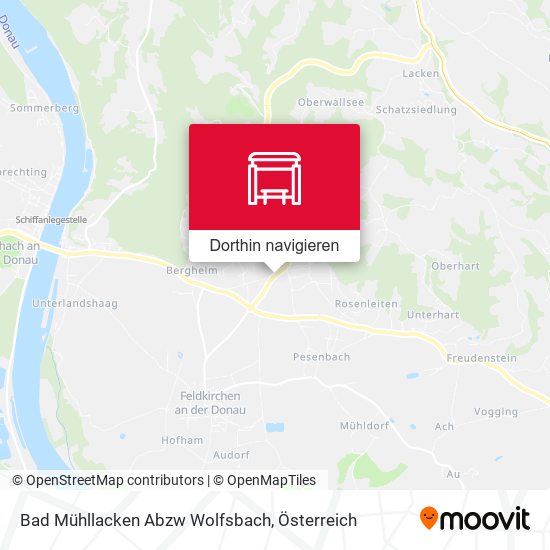 Bad Mühllacken Abzw Wolfsbach Karte