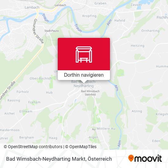 Bad Wimsbach-Neydharting Markt Karte