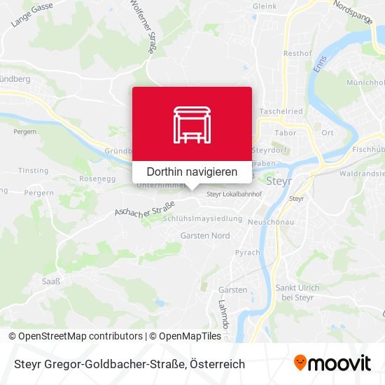 Steyr Gregor-Goldbacher-Straße Karte