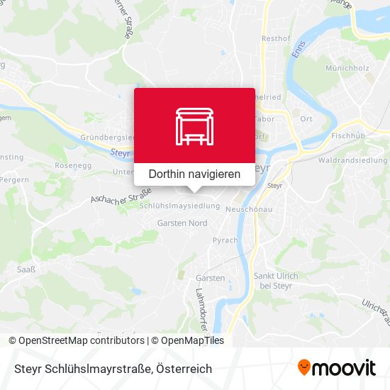 Steyr Schlühslmayrstraße Karte