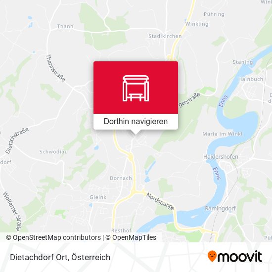 Dietachdorf Ort Karte