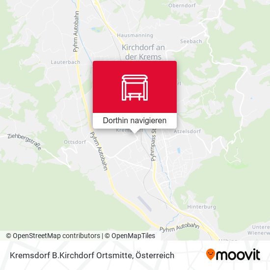Kremsdorf B.Kirchdorf Ortsmitte Karte