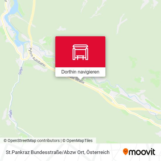 St.Pankraz Bundesstraße / Abzw Ort Karte