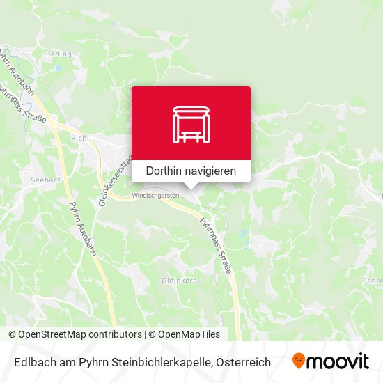 Edlbach am Pyhrn Steinbichlerkapelle Karte