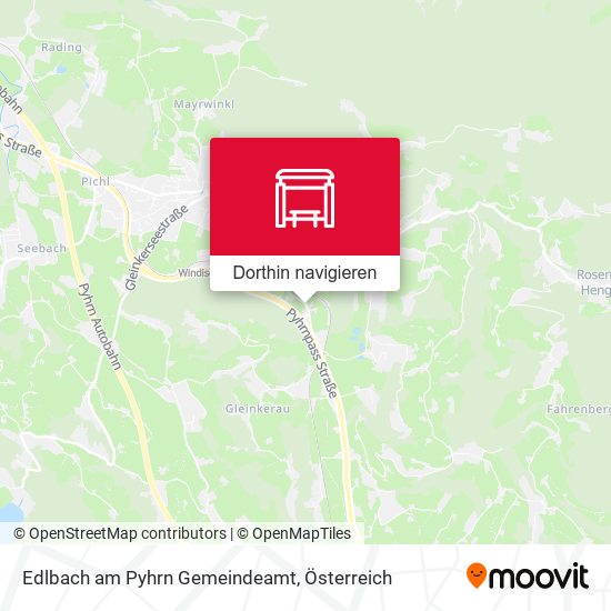 Edlbach am Pyhrn Gemeindeamt Karte