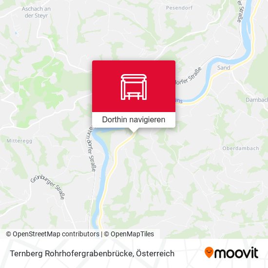 Ternberg Rohrhofergrabenbrücke Karte