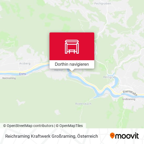 Reichraming Kraftwerk Großraming Karte