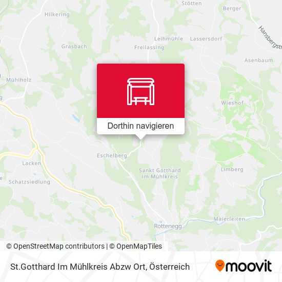 St.Gotthard Im Mühlkreis Abzw Ort Karte