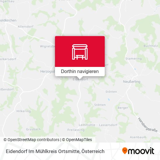 Eidendorf Im Mühlkreis Ortsmitte Karte