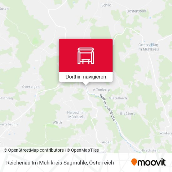 Reichenau Im Mühlkreis Sagmühle Karte