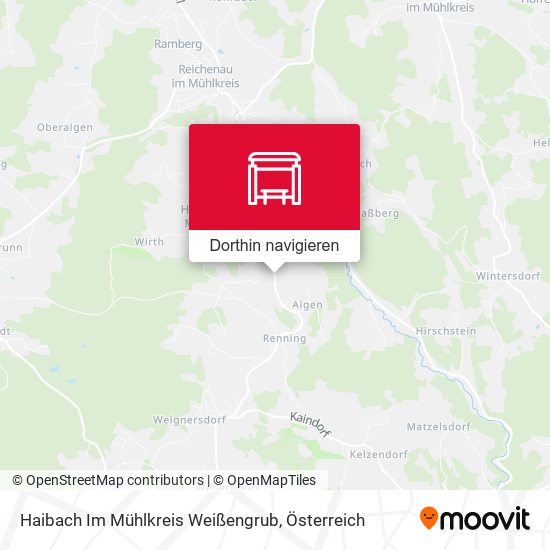Haibach Im Mühlkreis Weißengrub Karte