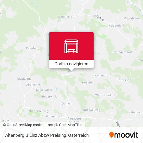 Altenberg B.Linz Abzw Preising Karte