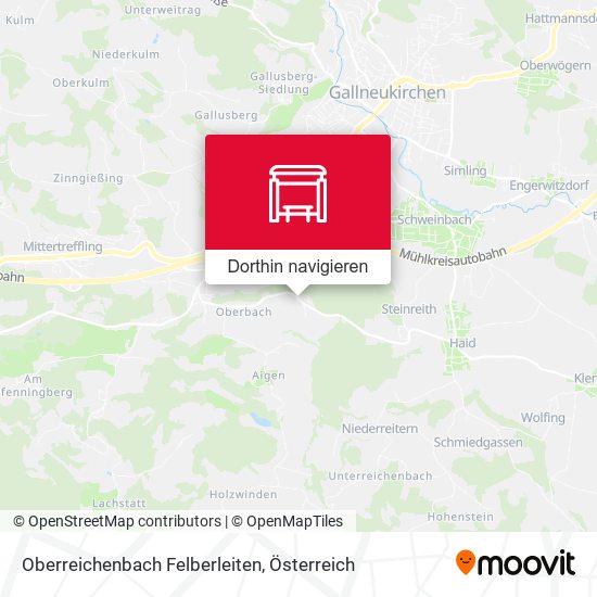 Oberreichenbach Felberleiten Karte