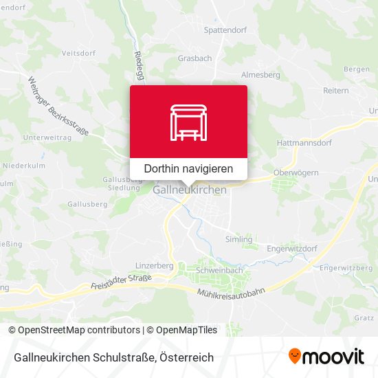 Gallneukirchen Schulstraße Karte