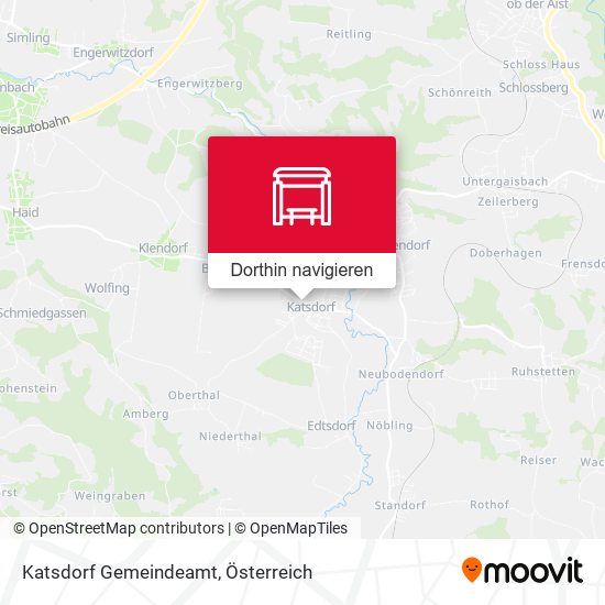 Katsdorf Gemeindeamt Karte